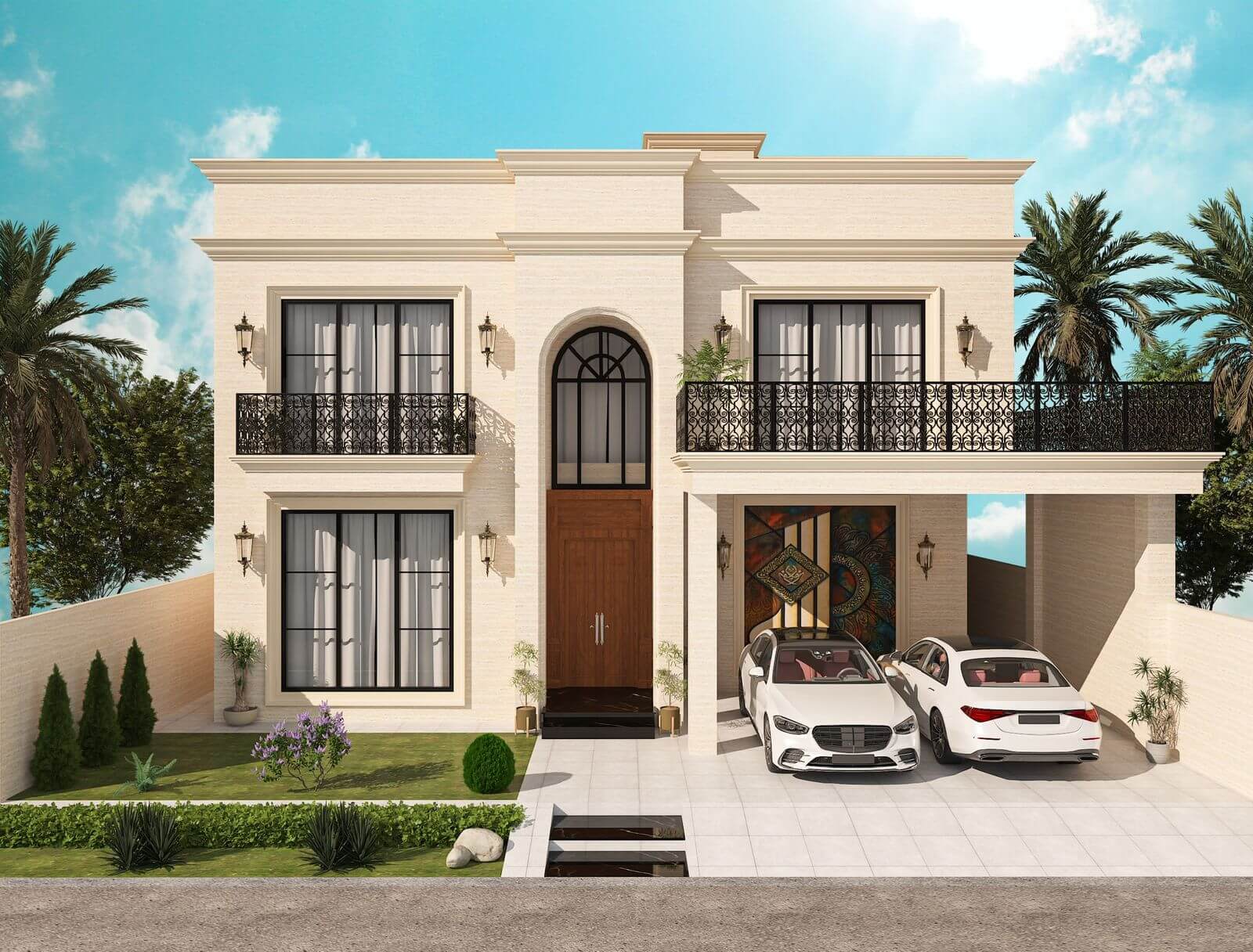 Arched Entry Villa