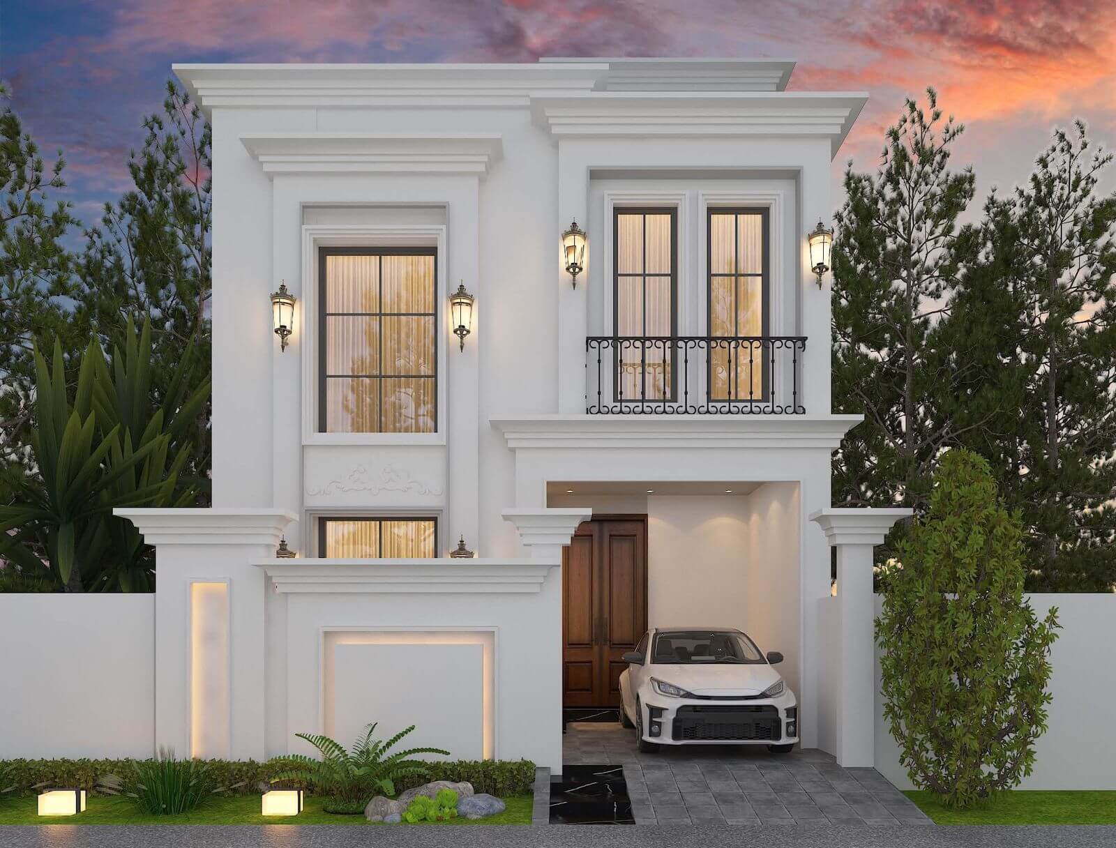 White Cornice Villa