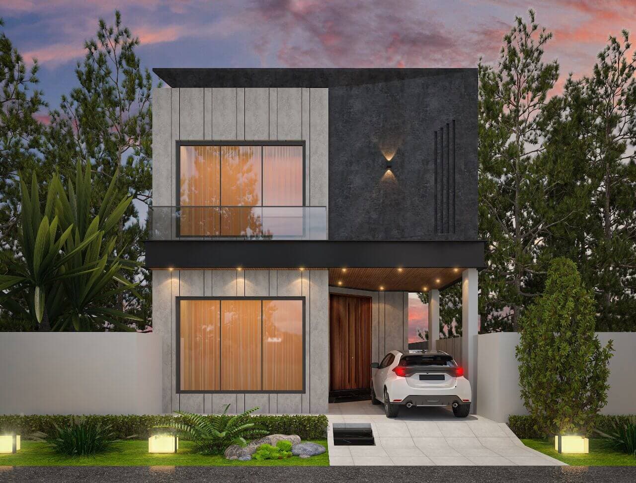 Split-Face Villa