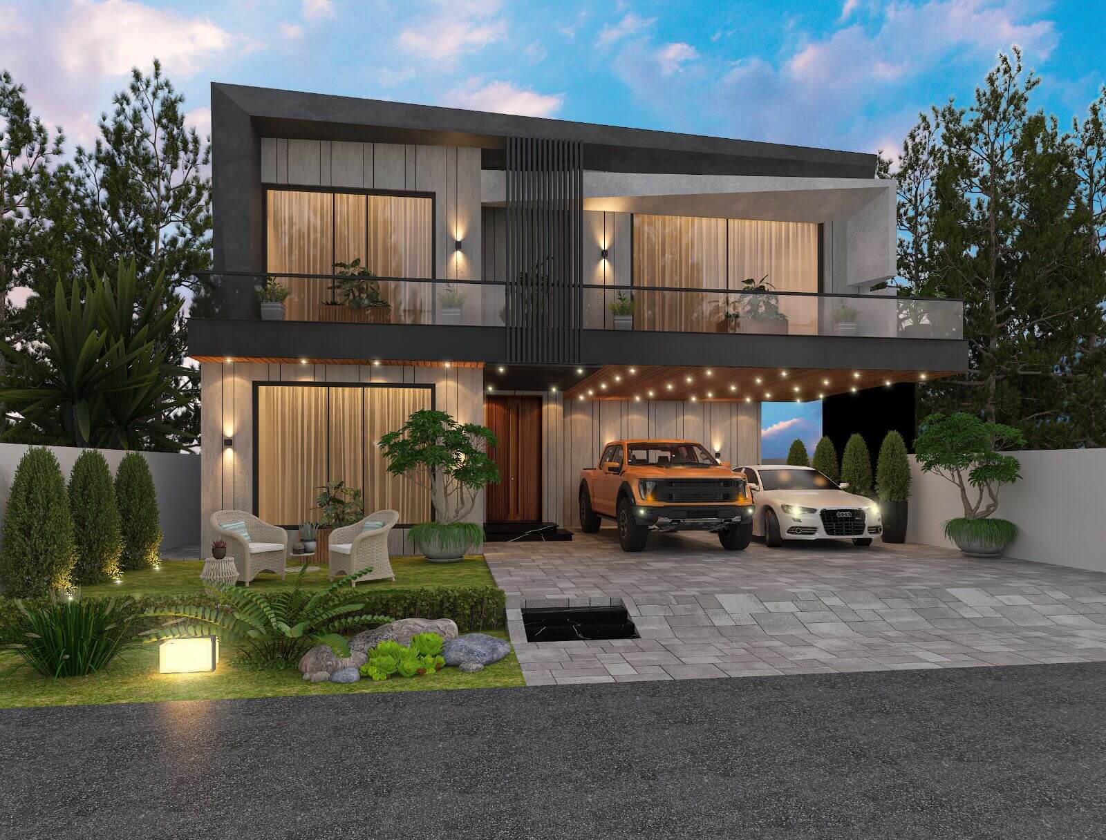 Timber Slat Residence — frame 2
