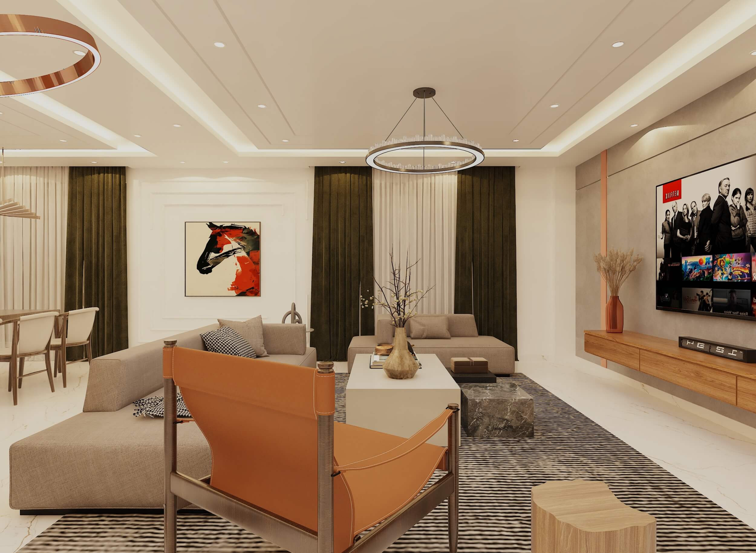 Interior atmosphere study