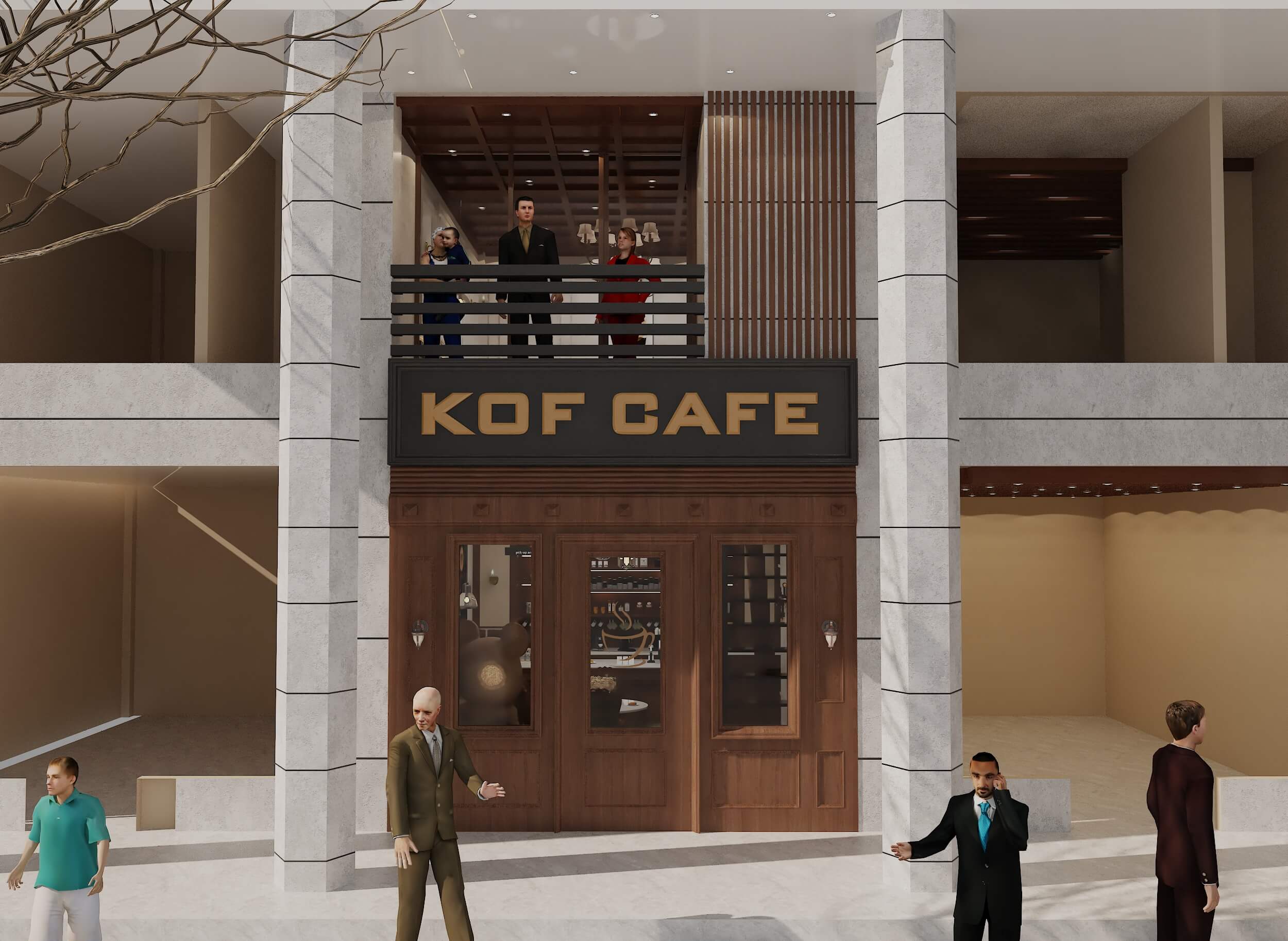 KOF Café — Café interior & shopfront